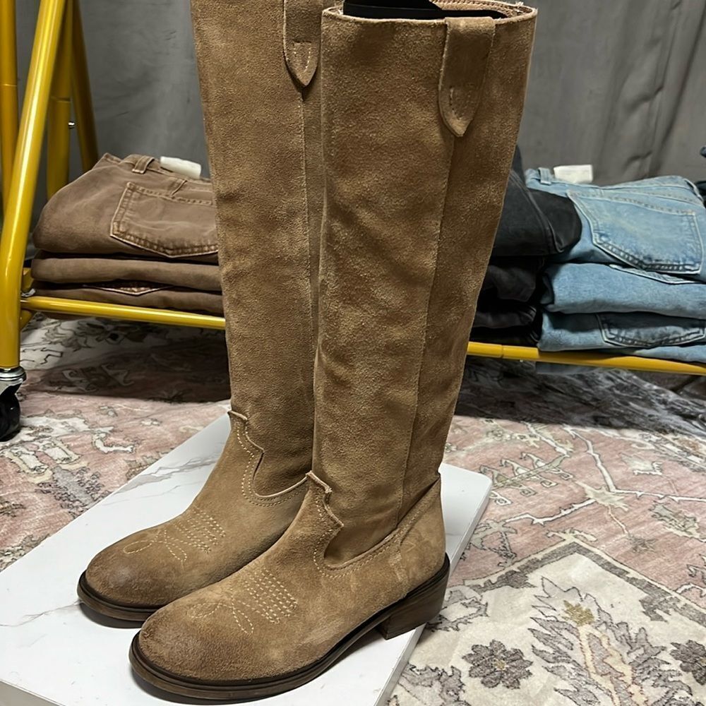 Free People Arya Riding boots Tan